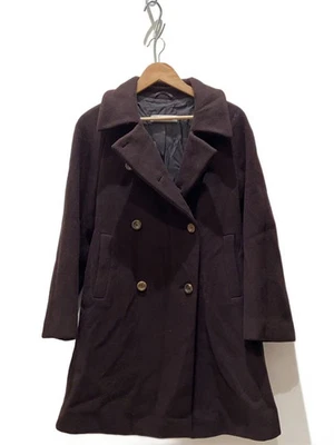 JIL SANDER Coat Brown 36 Used - Image 1 of 4