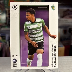 Marcus Edwards 2022-23 Topps Total Football Purple RC SSP 25/25 !! ⭐️ MINT GEM? - Picture 1 of 3