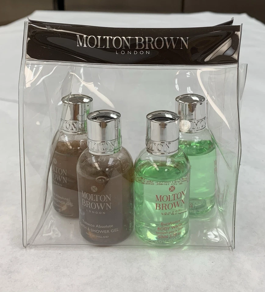 Gel de baño y ducha Molton Brown jabón corporal tamaño de viaje 1,7 fl oz. Par de 2 tipos Foto 1 de 4