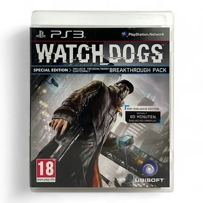 PS3 / Sony Playstation 3 - Watch Dogs EU mit OVP NEUWERTIG - Bild 1 von 2