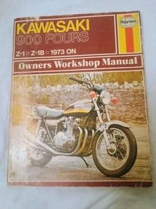 HAYNES KAWASAKI 900 FOURS Z-1 & Z-1B 1973 ON OWNERS WORKSHOP MANUAL - 085696222X - Picture 1 of 14