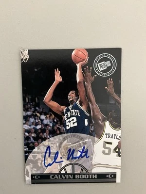 1999 Press Pass Autographs Calvin Booth Rookie Auto - Image 1 of 2