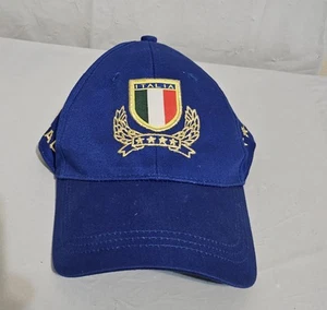 Gorra azul Italia 100 % algodón - Imagen 1 de 3
