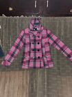 Body Central Red Pink Peacoat Size Medium