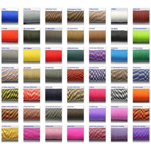 10FT-100FT 550 Paracord Parachute Cord Lanyard 7 Strand Core Tent Camping Rope - Picture 1 of 24