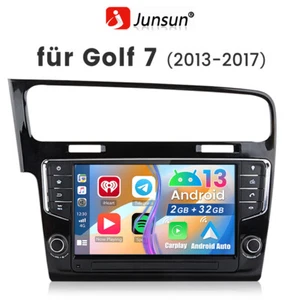2GB+32GB Android 13 AutoRadio Carplay WiFiGPS Navi Für VW Golf VII MK7 2012-2017 - Bild 1 von 12