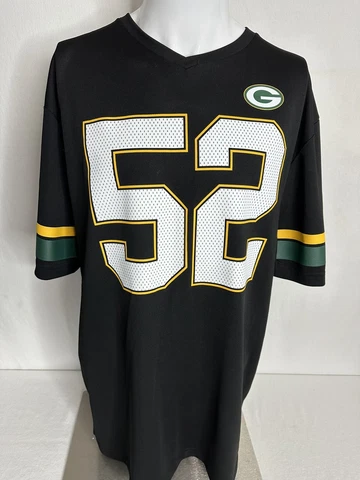 NFL Team Apparel Green Bay Packers Matthews Black Jersey XL Cover