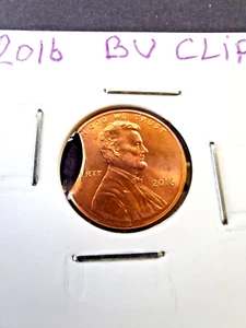 2016 CLIP BU LINCOLN CLIP CENT NICE RED COIN WITH FREE SHIPPING - Picture 1 of 4
