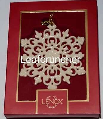 2023 Lenox Annual Snowflake Snow Fantasies Ornament - Image 1 of 2