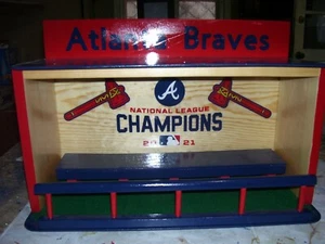 Hank Aaron bobblehead W.S. Display case for bobble heads ship dis-assembled - Picture 1 of 12