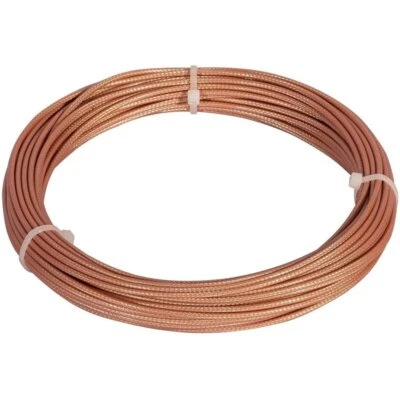 30FT RG400 RG-400 M17/60 Double Shielded 50 Ohm High Temperature Coax Cable - Image 1 of 4