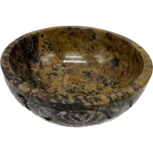 Soapstone Smudge/Offering Bowl/Decor - Flower - Picture 1 of 4