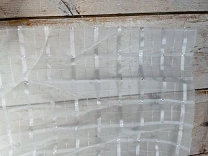 Stoff Gardine Meterware Weiß 5 Meter Lang x 1,96 Meter Breit - Bild 1 von 3