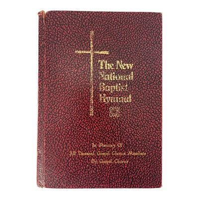 The New National Baptist Hymnal Songbook Gospel Hymns Vtg 1977 Foto 1 de 4