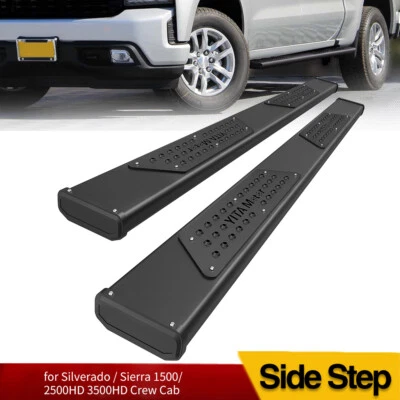 6.5" Running Boards for 2020-2026 Silverado/Sierra 1500 2500 HD 2500 HD Crew Cab Foto 1 de 4