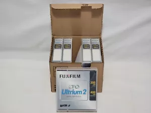 NUEVO LOTE DE 5 X Fujifilm LTO Ultrium 2 cartuchos de datos 200 / 400 GB cintas de respaldo - Imagen 1 de 9