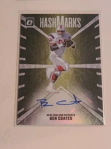 2024 Panini Donruss Optic Ben Coates HashMarks Auto Optic #HM-BCS - Bild 1 von 2