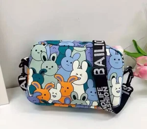 Kawaii Bunny Cantoon Rabbit Crossbody Bag Handbag Adjustable With Zipper E1-248 - Picture 1 of 7