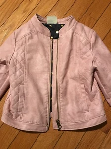 Chaqueta Target Rosa Plisado Cuero Lema Niñas 4t 4 Genuina Niños Osh Kosh Usada en Excelente Condición - Imagen 1 de 5
