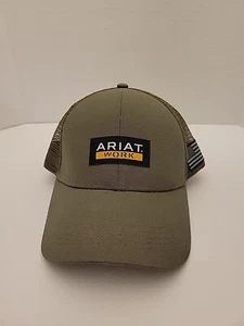 ARIAT Work Ball Cap Green Mesh Adjustable - Picture 1 of 8