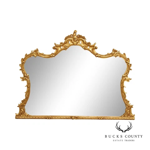 Friedman Brothers Rococo Style 'Dupont' Mantel or Fireplace Mirror Cover