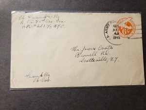 APO 251 FLORENCE, ITALY 1945 Censored WWII Army Cover 81st CAVALRY Recon Officer - Picture 1 of 2