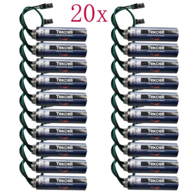 20x for Tekcell SB-AA11 3.6V 2400mAh AA Non Rechargeable Battery with Black Plug - Image 1 of 4