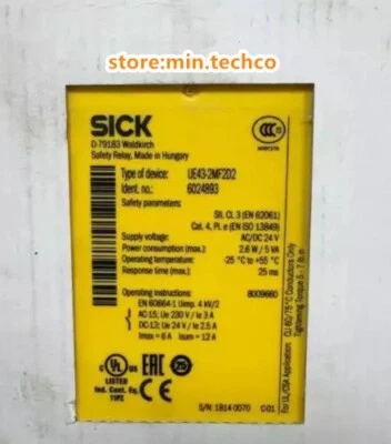 Sick UE43-2MF2D2 Safety relay New In Box UE43-2MF2D2 - Image 1 of 3