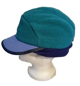 Patagonia Vintage 90s Mens Medium Synchilla Fleece Duckbill Winter Hat Made USA - Bild 1 von 6