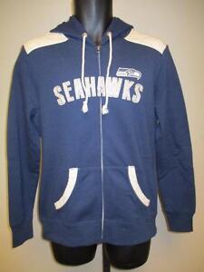 NEW Seattle Seahawks Womens Size M Medium Majestic Full-Zip Jacket Hoodie 84BR