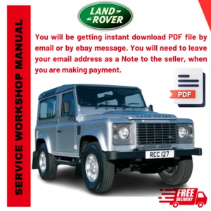 LAND ROVER DEFENDER 90 - NAS 1997 WORKSHOP MANUAL - Picture 1 of 18