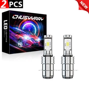 2pcs H6 LED Headlight Bulb Lamp 6000K For Yamaha YFZ450R Rhino 700 Raptor YFM660 - Foto 1 di 10