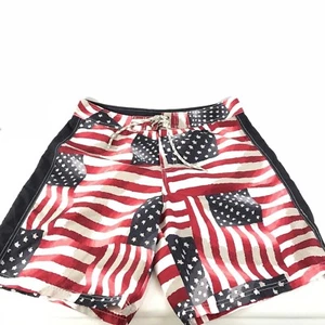 PANTALONES CORTOS Old Navy Flag Baño Talla L Rojo Blanco Azul - Imagen 1 de 9