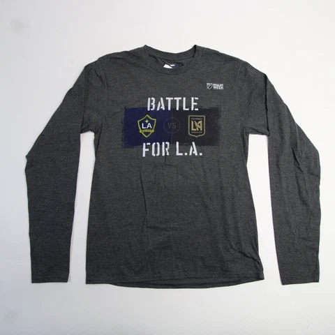 LA Galaxy Fanatics Long Sleeve Shirt Men's Charcoal New Cover