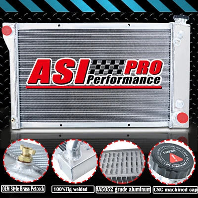 4 ROW RADIATOR FOR 1967-1972 1968 1969 CHEVY C/K 10 20 30 PICKUP TRUCK GMC AT MT Foto 1 de 4