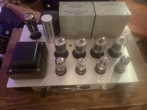 Vintage Eico HF-20 TUBE AUDIO AMPLIFIER 6L6 G Hammond 290CX Fixed Power Amp 14W - Picture 1 of 1