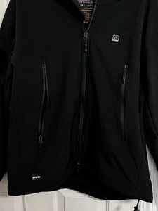 Dewbu Electric Heated Jacket Men's Large Black l* No Battery - Picture 1 of 5