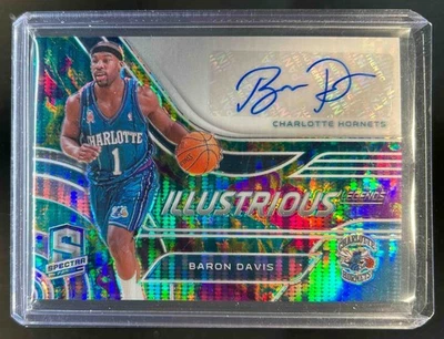2020-21 Spectra Baron Davis Illustrious Legends Signatures Celestial Auto #72/75 - Image 1 of 2
