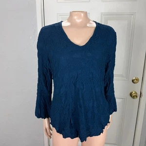 Sno Skins Snoskins Damen Shirt Art to wear Medium Bluse Struktur Crinkle E13 - Bild 1 von 5