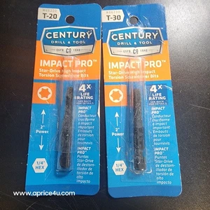 Century Impact Pro 2 Stück. T-20, 30 2in 1/4 HEX - Bild 1 von 1