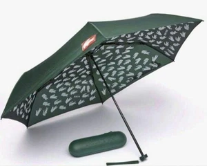 Paraguas Plegable Lacoste con Estuche Novedad Patrón Cocodrilo Verde - Imagen 1 de 2