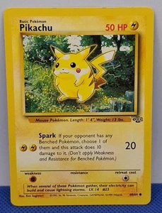 Pokémon TCG - Jungle - Pikachu 60/64 1st Edition - LP - Picture 1 of 10