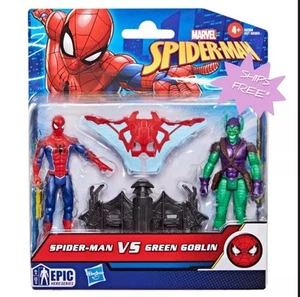 Marvel Epic Hero Series Spider-Man vs Green Goblin 4" Action Figures 2024 NEW - Picture 1 of 3