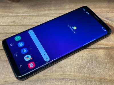 Samsung Galaxy S9 - SM-G960U1 - 64 GB - Negro (Desbloqueado) Funciona - Pantalla defectuosa Foto 1 de 4