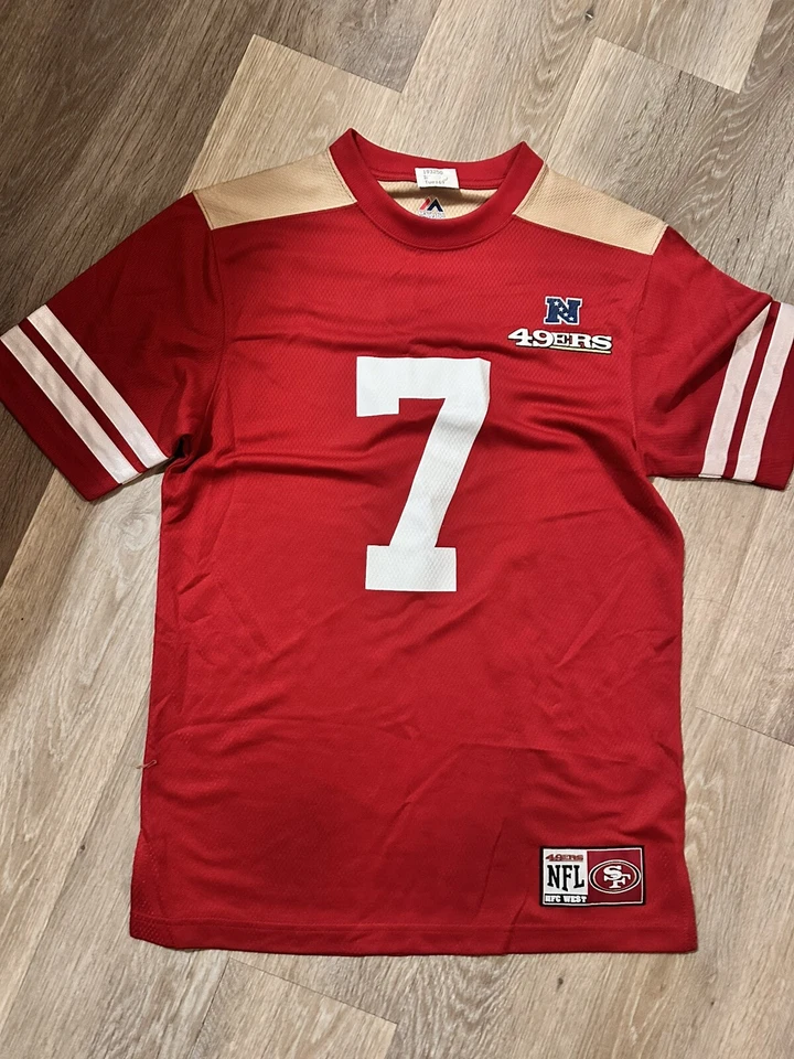 Camisa feminina Colin Kaepernick San Francisco 49ers tamanho S Majestic NFL - Imagem 1 de 4
