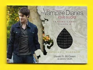 2016 Cryptozoic Vampire Diaries Season 4 Wardrobe M09 Steven R McQueen as Jeremy - Picture 1 of 3