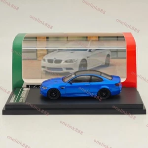 Fine model 1/64 Scale BMW M3 E92 COUPE Blue Diecast Model Car Limited Collection - Picture 1 of 7