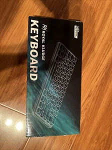 Royal Kludge RK61, Sky Cyan Switches. Hot Swappable Board - Picture 1 of 5