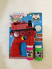 Bubble Train, Brand New, Red/Blue, Blower with Flashing LED Lights & Music