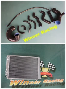 Aluminum Radiator &Silicone Hose Fit Lancia Delta Evo Integrale 2.0 16V Turbo - Picture 1 of 4